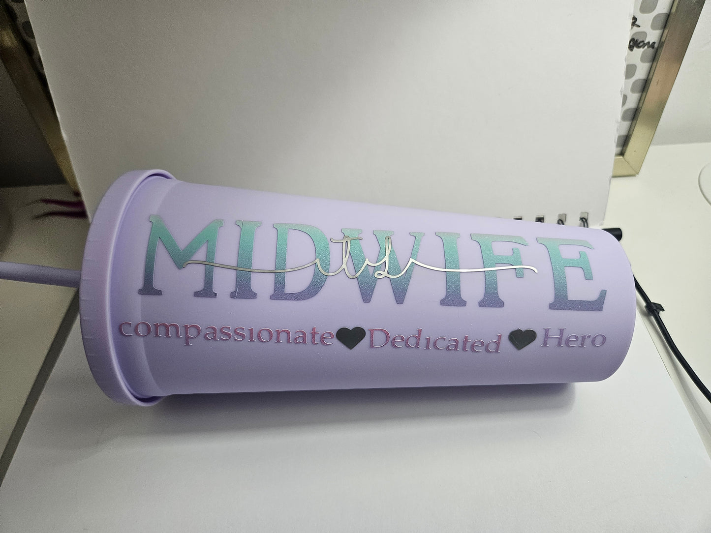 midwife/teacher/nurse personalised coldcups/tumblers